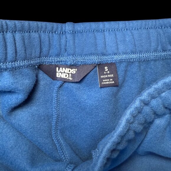 New Lands’ End High-Rise Cargo Lounge Pants – Size Small (6–8) - Picture 3 of 3